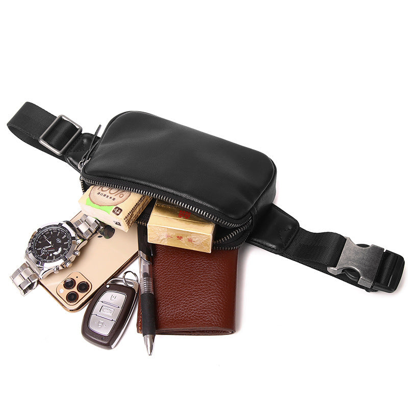 Mini Fashion New Men's Small Leather Crossbody Bag