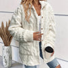 Casual Plush Long Sleeve Lapel Fashion Jacket