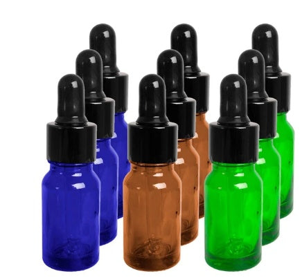 زجاجات قطارة زجاجية سعة 5/10 مل