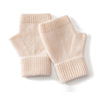 Australia Wool Warm Knitted Flat Flower Fingerless Cashmere Gloves
