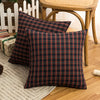 Living Room Christmas Plaid Polyester Cotton Pillowcase