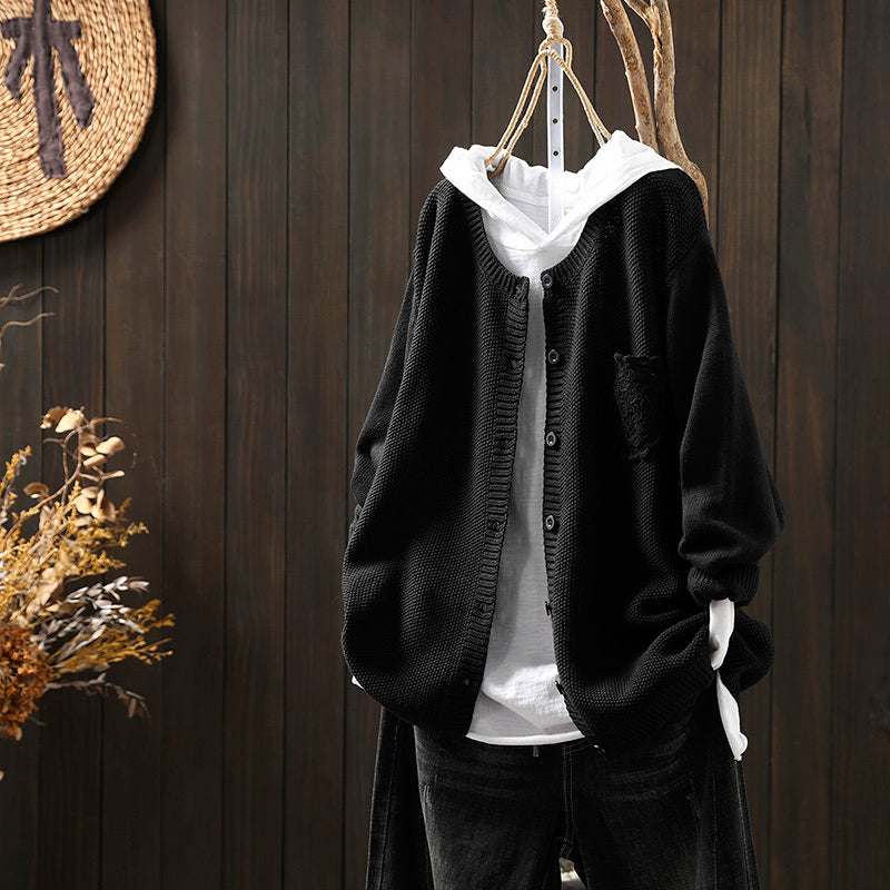 Autumn Casual Single-breasted Outerwear Top