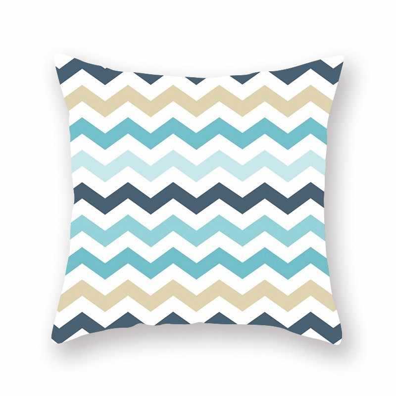 Bright color geometric pillow cushion cover
