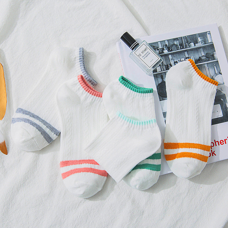 Summer thin boat socks