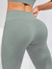 Women's Solid Color Casual High Waist Hip Lift Yoga Pants