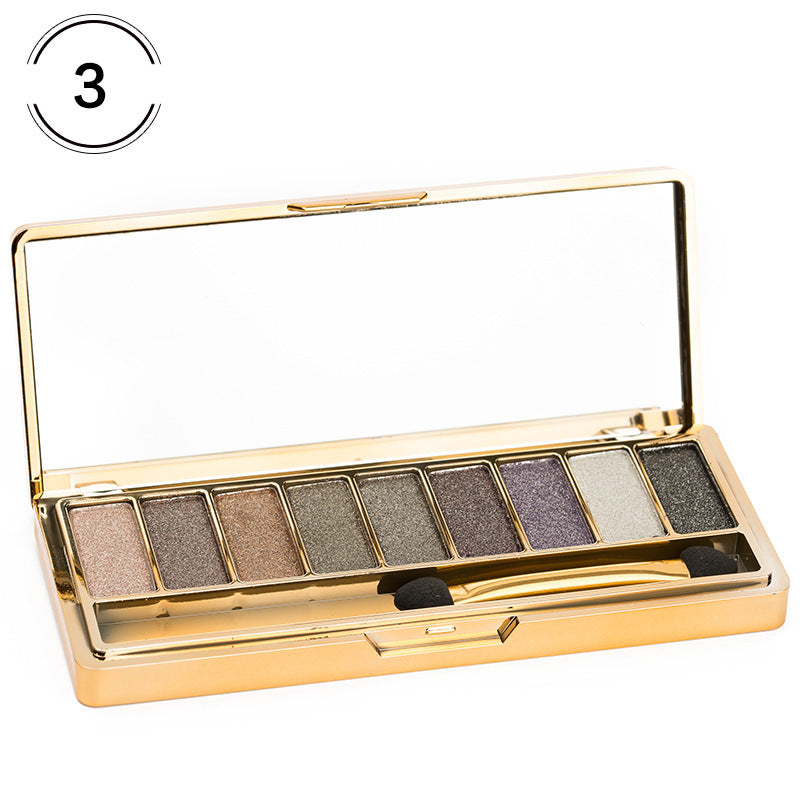 Fashion eyeshadow palette 9 colors matte eyeshadow palette glitter eye shadow makeup nude makeup set