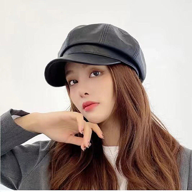 All-match Face Slimming Beret Octagonal