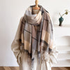 Unisex Autumn And Winter All-matching Tassel Scarf