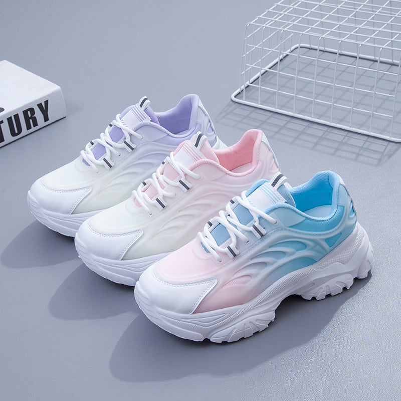 Colorful Women's New Sports Flat Running Shoes