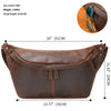 Men's Messenger Bag Sports Leather Outdoor
