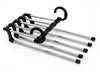 5 In 1 Wardrobe Hanger Multi-functional Clothes Hangers Pants Stainless Steel Magic Wardrobe Clothing Hangers For Clothes Rack