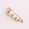 Cross-border Pearl Waist Of Trousers Pin Fixed Clothes Skirt Brooch Belt Buckle