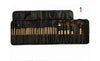 32 black wood color rayon makeup brush professional makeup brush set