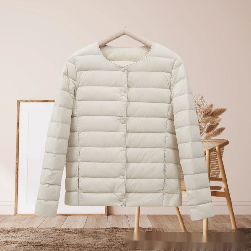 Short Autumn And Winter Lightweight Cotton-padded Jacket Women