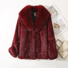 Fur Fur Rabbit Fur Coat FallWinter Slim