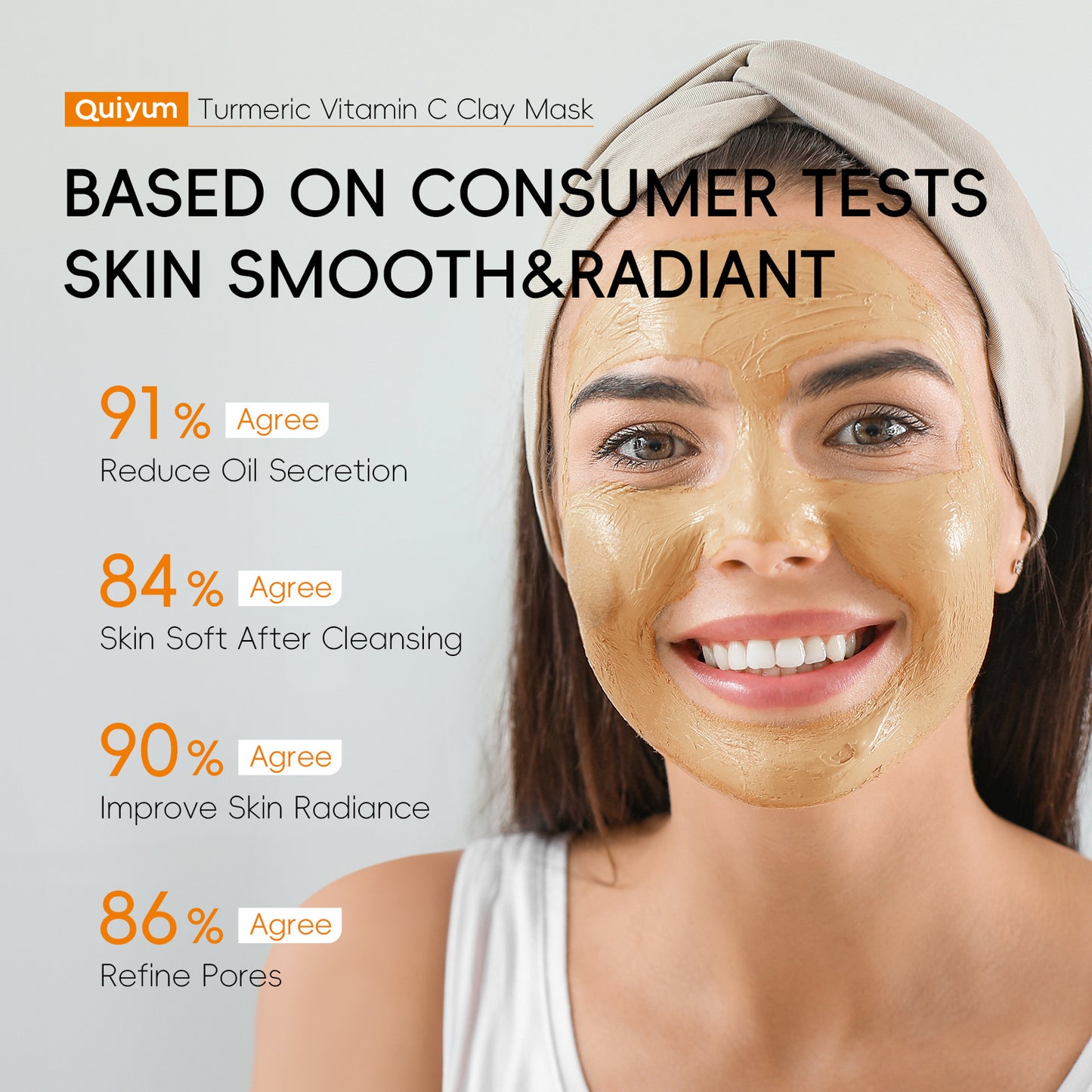 Facial Mask English Turmeric Vitamin C Hydrating Moisturizing Cleaning