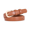 Semicircle Pin Buckle Belt Women's All-match Decorative Cow