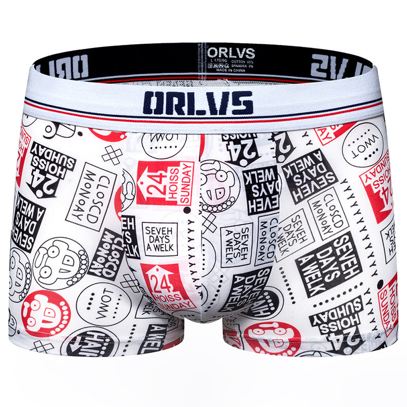 Men's underwear cotton boxer