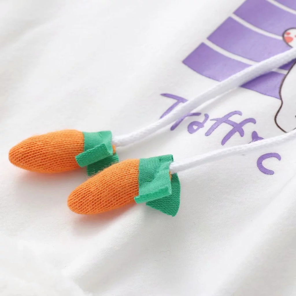 Hooded floppy hoodie for girls