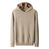 Men's Knitted Cashmere Long-sleeve Hoodie