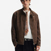 New Short Jacket Men's Couple Suede Coat