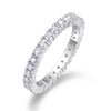 Ice Ballet - A Wedding Ring Set With Top-quality Moissanite S925 Silver And Platinum-plated Diamond. The Ring Can Be Inspected With A Diamond Pen