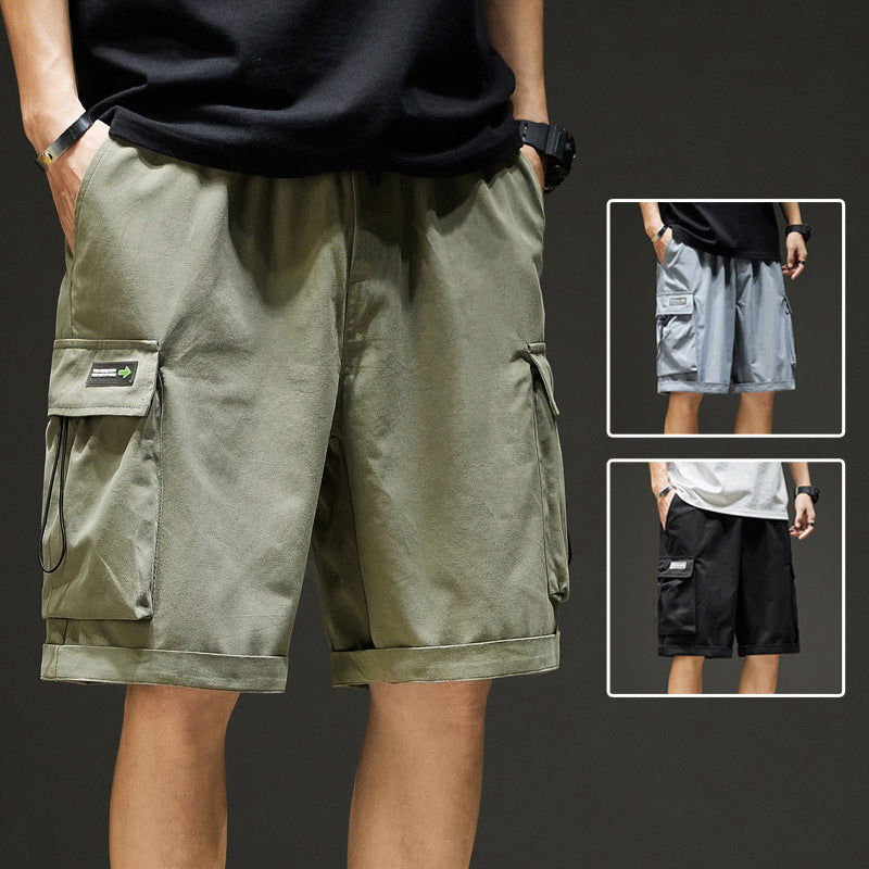 Trendy Loose Casual Handsome Boys Sports Five-quarter Pants