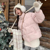 Cute Stand-up Collar Puffer Jacket For Women