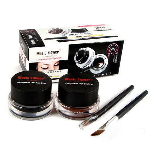Eyeliner black and brown
