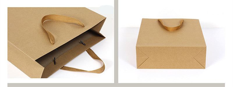 Kraft paper bag Tote bag Custom clothing store bags