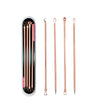 Rose Gold Stainless Steel Acne Needle 4-piece Tool Beauty Acne Blackhead Acne Clip Tool Set