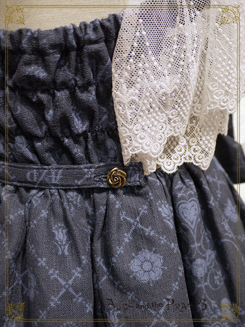 فستان لوليتا مطبوع عليه صورة كيوبيد من ترافيلرز سونغ، بدون أكمام، بحمالات، بتصميم كاواي، مزين بفيونكات، لون أزرق جذاب. 