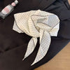 Women's Korean-style Polka Dot Scarf Triangular Binder Lace-up Waist Decorative Summer