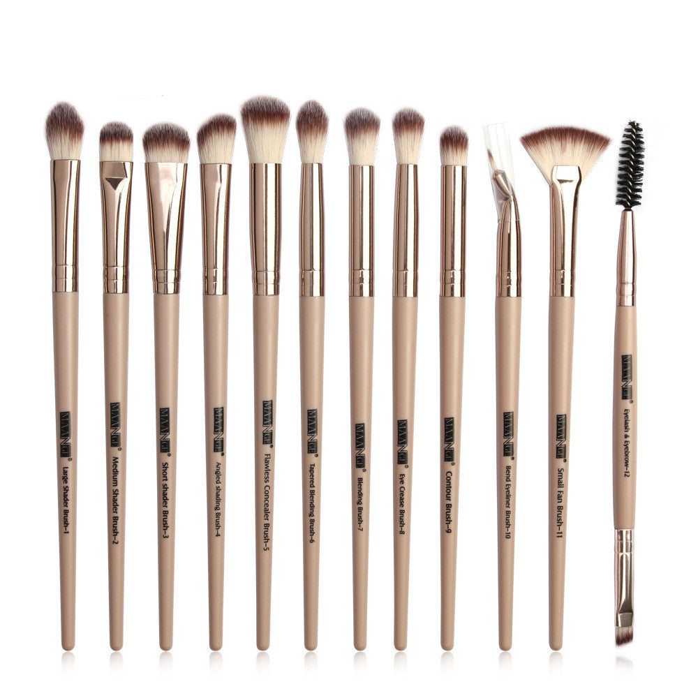 MAANGE 12 makeup brushes