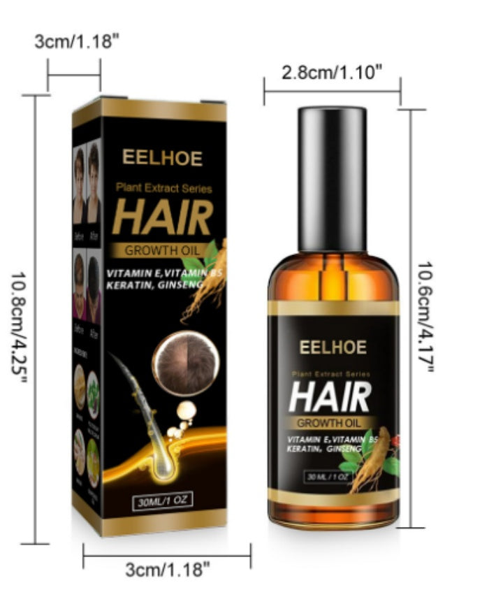 زيت الزنجبيل الأساسي لإصلاح بصيلات الشعر وتنعيمها وترطيبها وتغذيتها