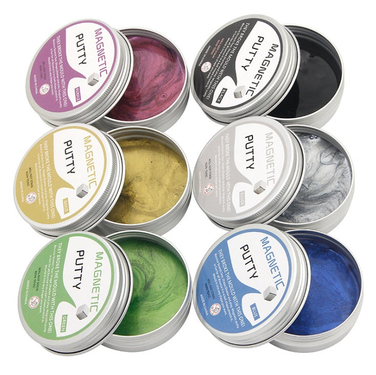 طين مغناطيسي، لعبة تخفيف التوتر الإبداعية من الطين المغناطيسي، تبتلع الطين المغناطيسي