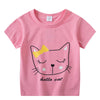 Children's Short Sleeve Boys And Girls T-shirt Cartoon Half Sleeve Top