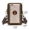 Men's Leather Belt Multi-functional Shoulder Messenger Bag