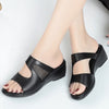 Wedge Sandals Women's Platform Platform Hollow-out Mid Heel Peep Toe Slippers