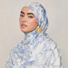 Watercolor Series Satin Polyester Ethnic Shawl