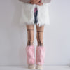 Autumn-Winter Warm And Thickening Catwalk Show Plush Leg Warmer