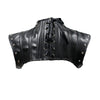 Punk Bunched Neck Knight Leather Shawl Motorcycle Belt Buckle