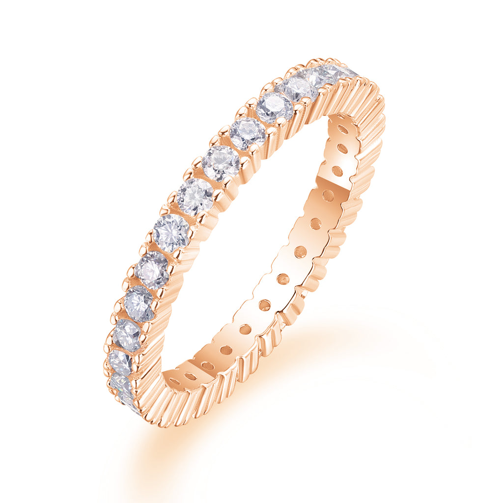 Ice Ballet - A Wedding Ring Set With Top-quality Moissanite S925 Silver And Platinum-plated Diamond. The Ring Can Be Inspected With A Diamond Pen