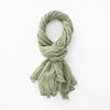 Women's Natural Wrinkle Pure Linen Scarf Shawl