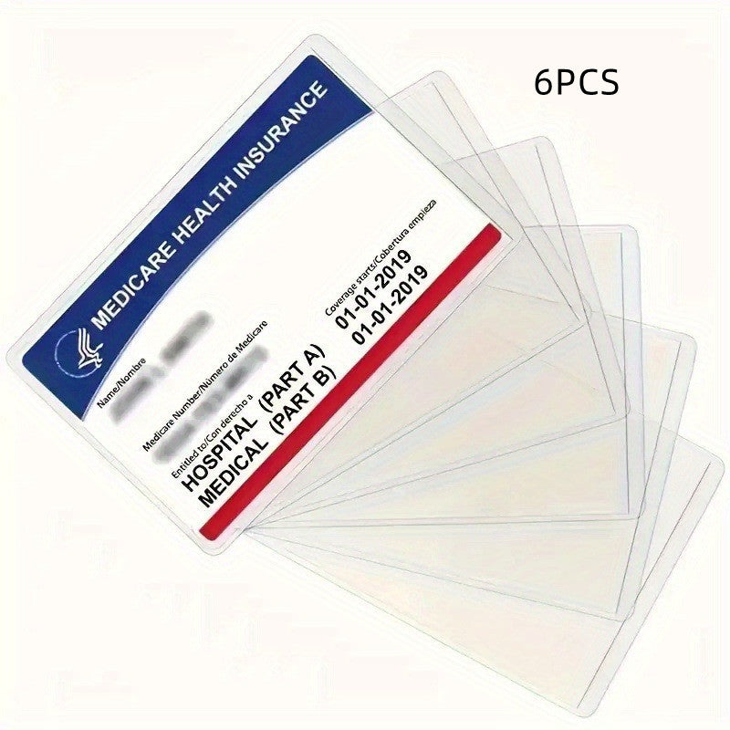 Frosted Transparent Anti-degaussing Bank Card Holder Member ID Card