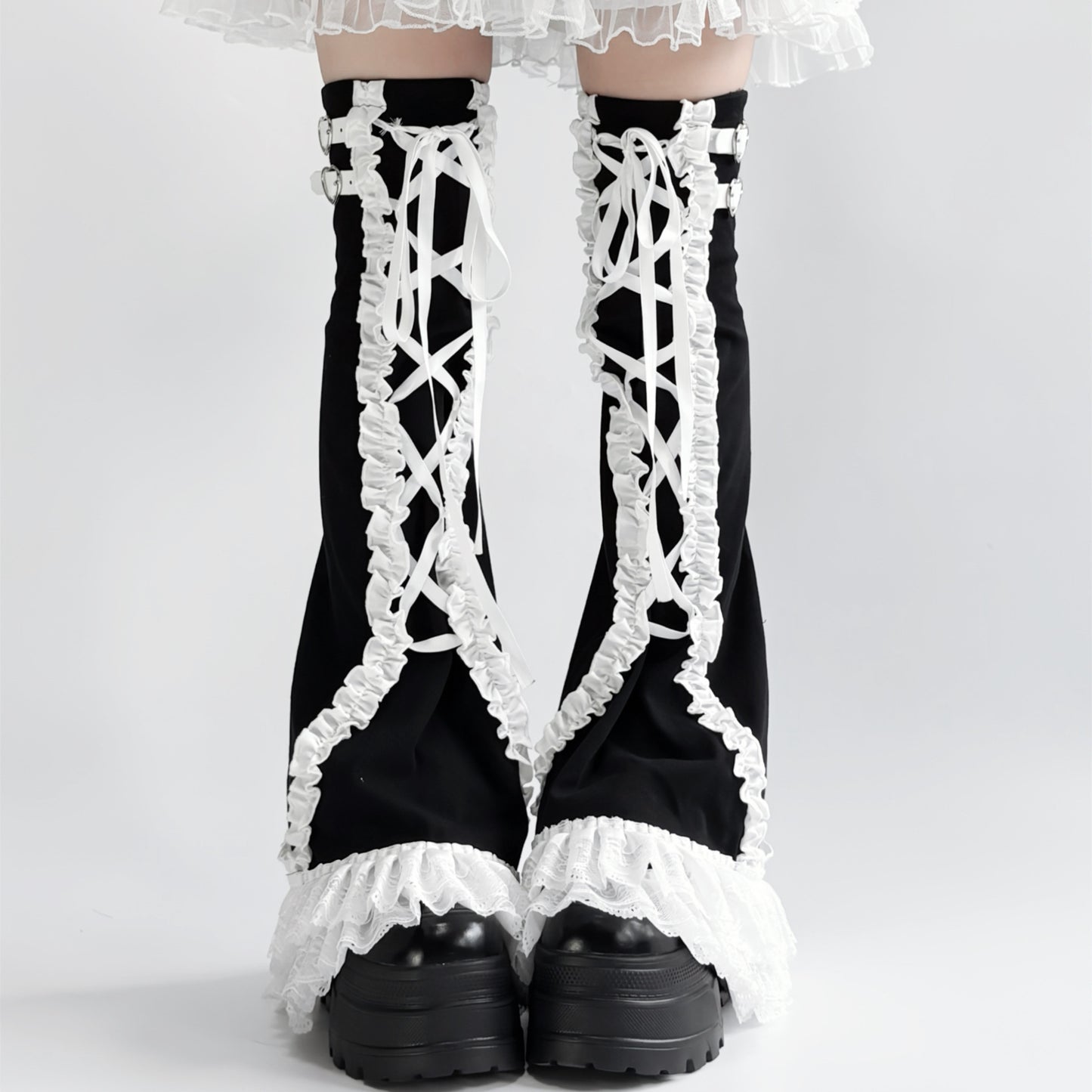 Below The Knee Slimming Lace Versatile Long Leg Socks