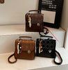 Bag Messenger Bag Women's Simple Small Square Bag Texture Backpack