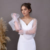 High-grade Pearl Mesh Oversleeves Detachable Plus Sleeves Two-way Wear Wedding Accessories