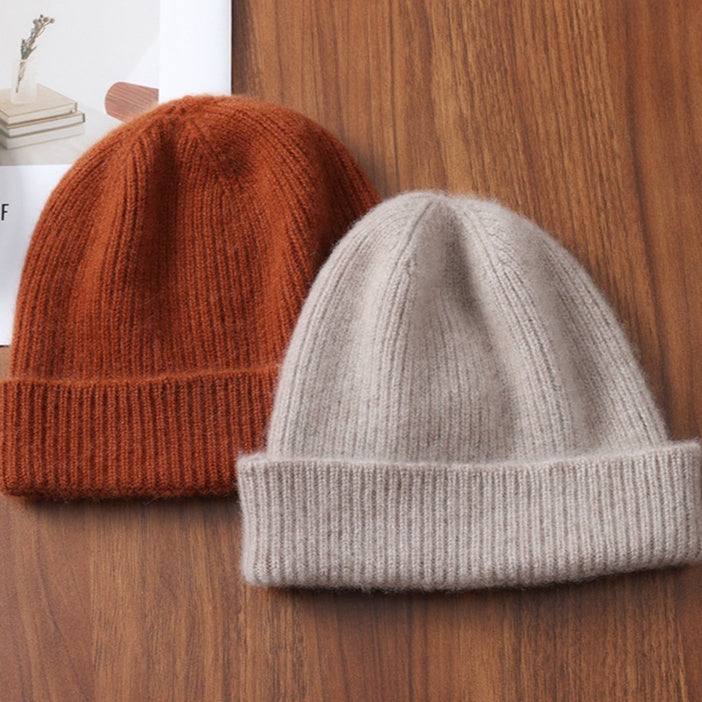 Outdoor Full Wool Knitted Warm Hat