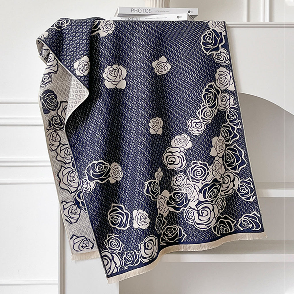 High-grade All-matching Thick Warm Scarf Air Conditioning Shawl Cashmere-like